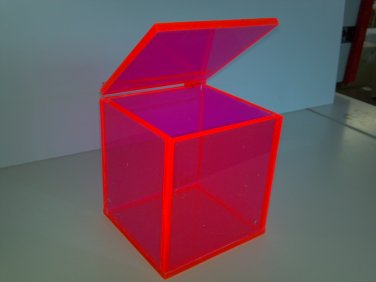 Fluorescent Red Storage Box