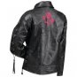Giovanni Navarre® Ladies' Hand-Sewn Pebble Grain Genuine Buffalo Leather Jacket