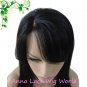 synthetic 18inch right part band mono top wig