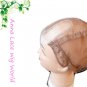 synthetic 18inch right part band mono top wig