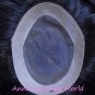 100% human hair natural black 18inch top closure