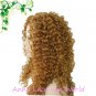 synthetic lace front 18inch light brown wig