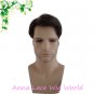human hair lace front toupee for men