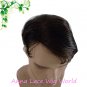 human hair lace front toupee for men