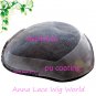 human hair lace front toupee for men