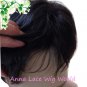human hair fine mono toupee for men