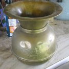 Union Pacific Railroad Brass Spittoon Train Engine Locomotive RR