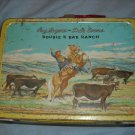 1950's ROY ROGERS And DALE EVANS Double R Bar Ranch Lunchbox VINTAGE Red Handle