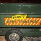 VINTAGE MILITARY TOY TRUCK BUDDY "L" ARMY TRANSPORT VEHICLE AMERICAN WAR Metal