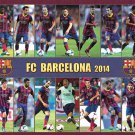 Barcelona 2014 Football Soccer Wall Decoration Poster