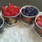 Cup O' Berries Set of 4 Scented Soy Candles in Fruity Cups