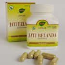2 x 30  indonesian herb capsules jati belanda bastard cedar leaves for fat loss