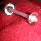 Acrylic Barbell Tongue Ring