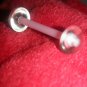 Acrylic Barbell Tongue Ring