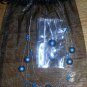 Denim Jewelry Necklace and Earring Set