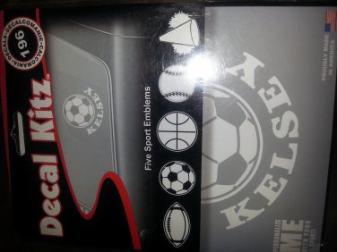 Decal Kitz Auto Decal Kit with Letters and Sports Emblems