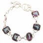 Sterling Silver Mystic Topaz Handmade Bracelet