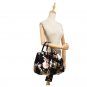 Floral Bag Summer Black Purse for Women High Quality Purses Black Tote