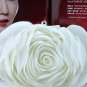 Off White Clutch for Women White Purse Bridal Elegant Evening Shoulder Bags