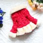 Pink Coat Faux Fox Fur Coat for Toddler Girls Pink Jacket Super Soft Overcoats for Kids