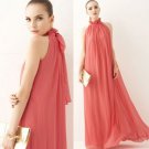 Rsslyn New Maxi Dress Pageant Dress Summer and Spring Watermelon Color Red Maxi Dresses