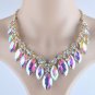 Marquise Cut AB Crystal Bridal Jewelry Sets for Women Party Wedding Necklace Drop Earring Crystals