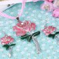 New Jewelry Set Unique Rope Casual Leather Ropes for Cowgirl Accessory Rose Pattern LMF24-18