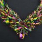 Green AB Color Crystal Jewelry Set for Women Gorgeous Party Wedding Accessory
