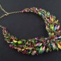 Green AB Color Crystal Jewelry Set for Women Gorgeous Party Wedding Accessory