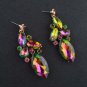 Green AB Color Crystal Jewelry Set for Women Gorgeous Party Wedding Accessory