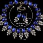 Sapphire Gemstone Jewelry Set for Women Fashion Pageant Jewelry Sets