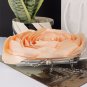 Big Rose Flower Elegant Wedding Purse Bridesmaids Evening Shoulder Peach Bags
