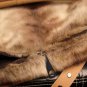Brown Large Bag Multipurpose Fashion Faux Fur Purse Tote Bag For Women