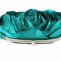 Rsslyn Fashion Purse for Bridesmaids Elegant Evening Gown Big Rose Floral Luxury Handbags