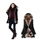 Rsslyn Buy Black Parka for Women with Detachable Thick Fur Lining
