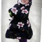 Buy Thick and Warm Navy Blue Winter Coats Printed Floral Hooded Blue Parkas for Infant Girls