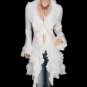 Rsslyn Chic Style Knitted Cardigan for Women Ruffled Modern Fashion Sweaters and Cardigan