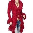 Rsslyn Chic Style Knitted Cardigan for Women Ruffled Modern Fashion Sweaters and Cardigan