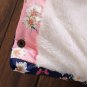 Blue Parkas Floral with Hood Cotton Duck Down Winter Blue Jacket Ready to Ship Coats