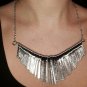Multi-layer Golden Bib Necklace Tassel Bib Necklace Statement Bijoux Collier Jewelry