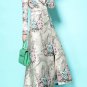 High Quality Royal Style Jacquard Long Trench Coats for Women Floral Luxury Trench Coats