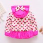 Disney Theme Winter Coats for Toddler Girls 2t Toddler Girls Polka Dots Yellow Jackets