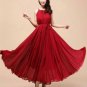 Hot Pink Maxi Dresses Timeless Fashion Dress for Women Chiffon Summer Spaghetti Tank Dresses