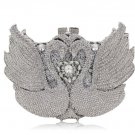 Highly Recommended Swan Clutch High Quality Multi Crystals Bridal Clutch for Luxury Wedding Purse