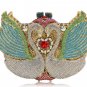 Highly Recommended Swan Clutch High Quality Multi Crystals Bridal Clutch for Luxury Wedding Purse