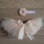 New Newborn Props Baby Props Gray Skirts with Matching Gray Headband