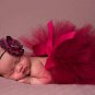 New Newborn Props Baby Props Gray Skirts with Matching Gray Headband