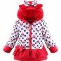 Minnie Mouse Jackets Coats for Girls 3t Toddler Girls Polka Dots Jackets with Hood
