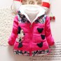 Yellow Winter Coats for Toddler Girls 3t Girls Parka with Hood Polka Dots Yellow Jackets