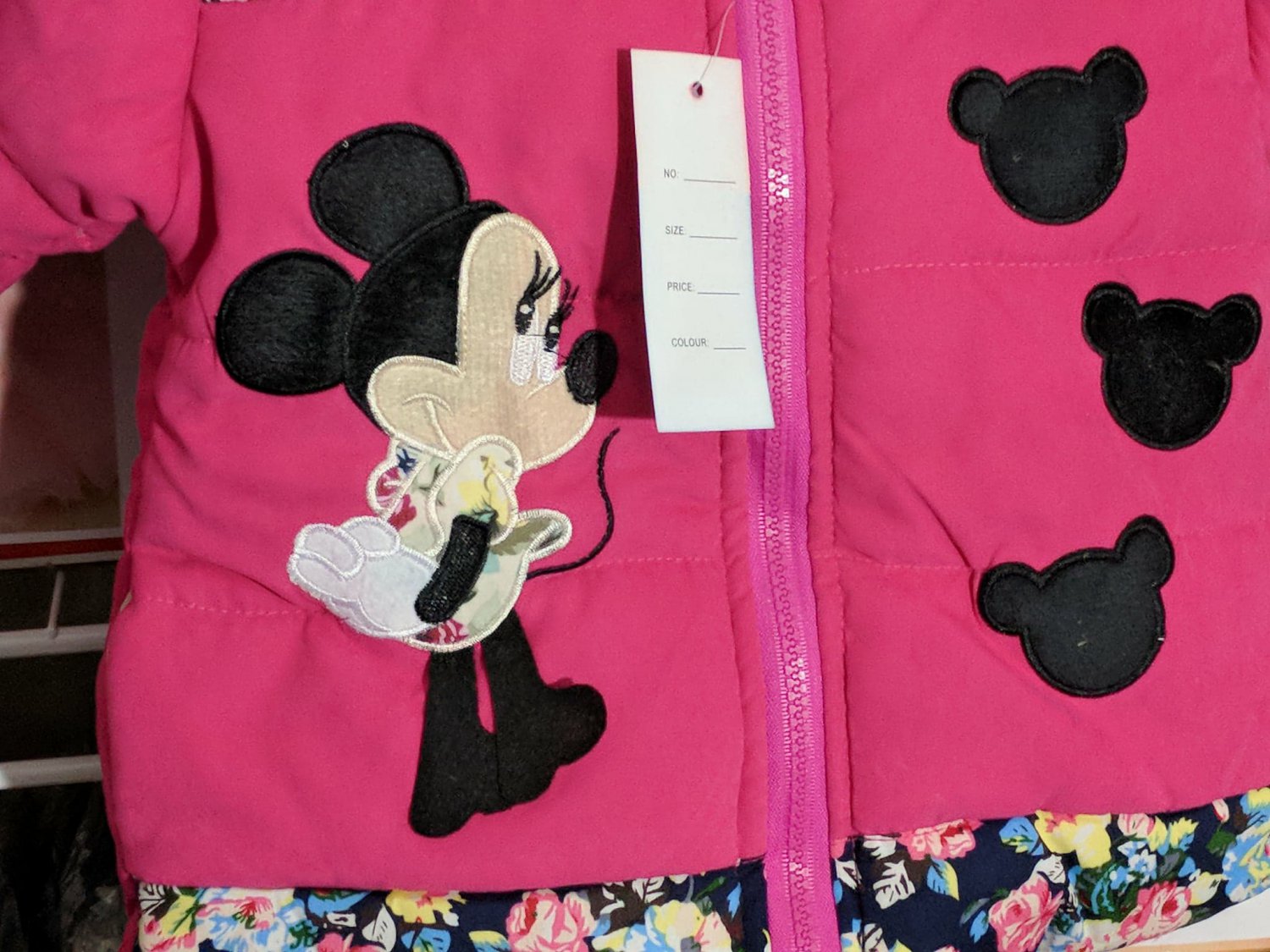 Minnie Mouse Winter Coats for Toddler Girls 2t Girls Parka with Hood Polka Dots Pink Jackets